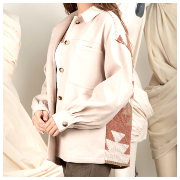 #39 Boho Unique Aztec Detail Jacket - Picture 5 of 5